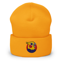Image 2 of Petty Parrot Unisex Embroidered Beanie