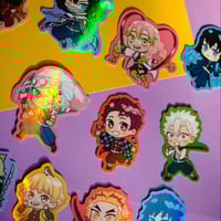 Image 2 of Demon slayer stickers 