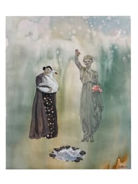 I Inside the Old Year Dying ORIGINAL PAINTING