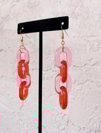 "Pixelated Kisses" Earrings (Gold plated)