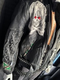 Image 5 of Stevie Rachelle "Stage Worn / Battle Jacket" Leather + A FREE Tuff Box Set of 15 CDs & DVDs