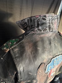 Image 11 of Stevie Rachelle "Stage Worn / Battle Jacket" Leather + A FREE Tuff Box Set of 15 CDs & DVDs