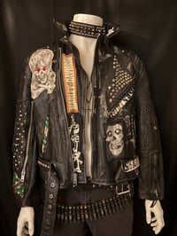 Image 10 of Stevie Rachelle "Stage Worn / Battle Jacket" Leather + A FREE Tuff Box Set of 15 CDs & DVDs