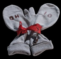 Image 1 of OH-IO Sweatshirt Mittens