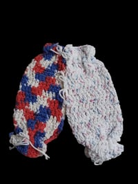 Red, White ,Blue  Handcrocheted "Bloomers" Set Of 2