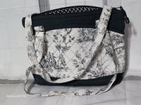 Image 1 of Toile Quilted Handmade Bag