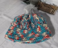 Image 2 of Child's Pom-Pom Handmade Winter Hat