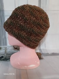 Image 1 of Handcrafted Crocheted Winter Hat