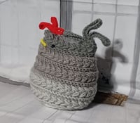 Image 1 of Crocheted Stuffed Chicken