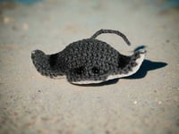 Image 1 of Stingray Stuffed Toy Gray &amp; White