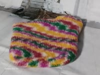 Image 2 of Tropical Parrot Felted Wool Mini Tote