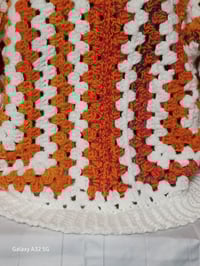 Image 4 of Handcrafted Crochet Granny Pullover/ Cardigan