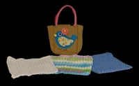 Image 2 of Dishcloth Set with Burlap Bag