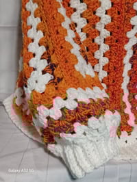 Image 5 of Handcrafted Crochet Granny Pullover/ Cardigan