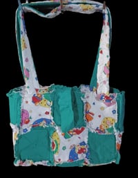 Image 1 of Kitty Green Rag Bag Tote