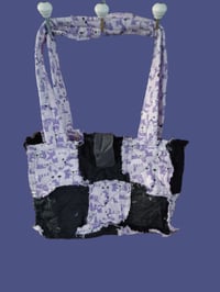 Purple Cats Rag Bag Tote