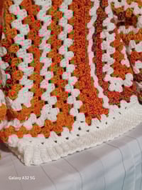 Image 6 of Handcrafted Crochet Granny Pullover/ Cardigan