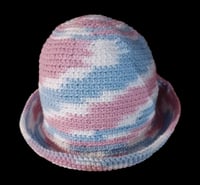 Image 1 of Cotton Crochet Handmade Hat Multi Color
