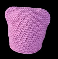 Image 1 of Child's Cotton Rose Crochet Hat