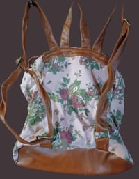 Image 2 of Pink &amp; Brown Rosey Backpack