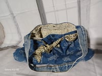 Image 4 of Blue Flower Denim Bag