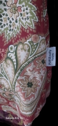 Image 2 of Brown Paisley Print Quilted backpack