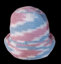 Image 2 of Cotton Crochet Handmade Hat Multi Color
