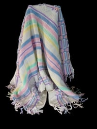 Image 1 of Pretty Pastels Baby Blanket Handcrafted
