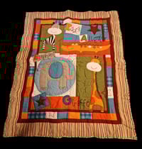 Image 2 of Kid's Jungle Animal Quilt
