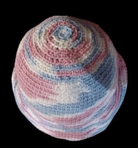 Image 3 of Cotton Crochet Handmade Hat Multi Color