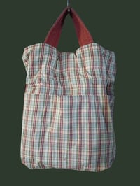 Image 4 of Brown Paisley Print Quilted backpack