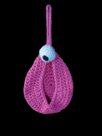Image 1 of Hanging Pink Monster Bag