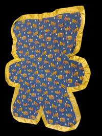 Image 3 of Bear Shaped Lightweight Playmat/Baby Blanket Noah's Ark