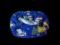 Image 1 of Betty Boop Christmas Comfy Couch Tissue Box Cover