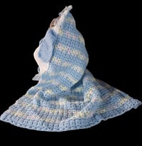 Image 3 of Handmade Hooded Puppy Baby Blanket