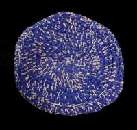 Image 4 of Crocheted Large Blue Storage Basket