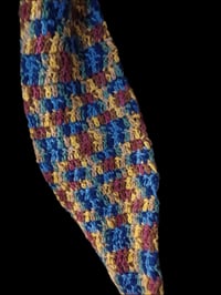 Image 3 of Handmade Two Layer Crochet Snake Scarf