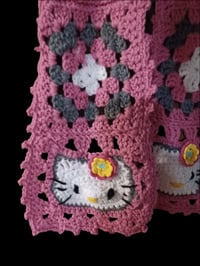 Image 2 of Hello Kitty Granny Square Scarf