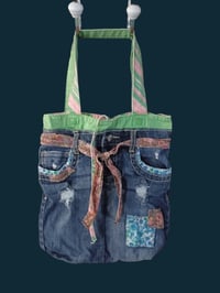 Image 1 of Boho Recycled Bag/Purse/Tote