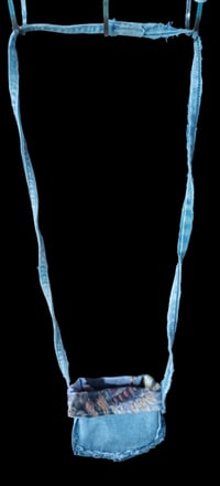 Image 1 of Blue Jean Pocket Crossbody Bag