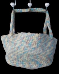 Image 1 of Handmade Felted Wool Tote Bag