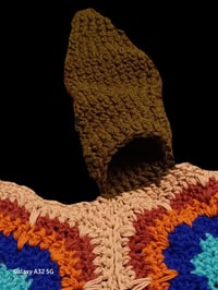 Image 5 of Handcrafted Child's Hooded Turtle Blanket w/Sleeves