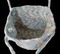 Image 2 of Handmade Felted Wool Tote Bag