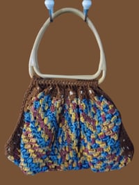 Image 1 of Handmade Granny Square Tote Bag