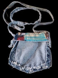 Image 3 of Blue Jean Pocket Crossbody Bag
