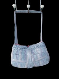 Image 3 of Multi Color Stripe w/Pink Bag