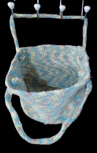 Image 3 of Handmade Felted Wool Tote Bag