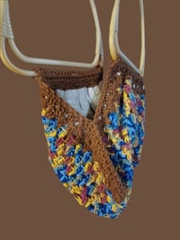 Image 2 of Handmade Granny Square Tote Bag