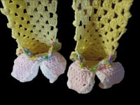 Image 4 of Handmade Bunny Face Crochet Scarf