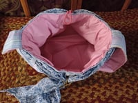 Image 4 of Multi Color Stripe w/Pink Bag